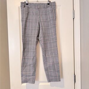 Old Navy plaid pixie crop pants